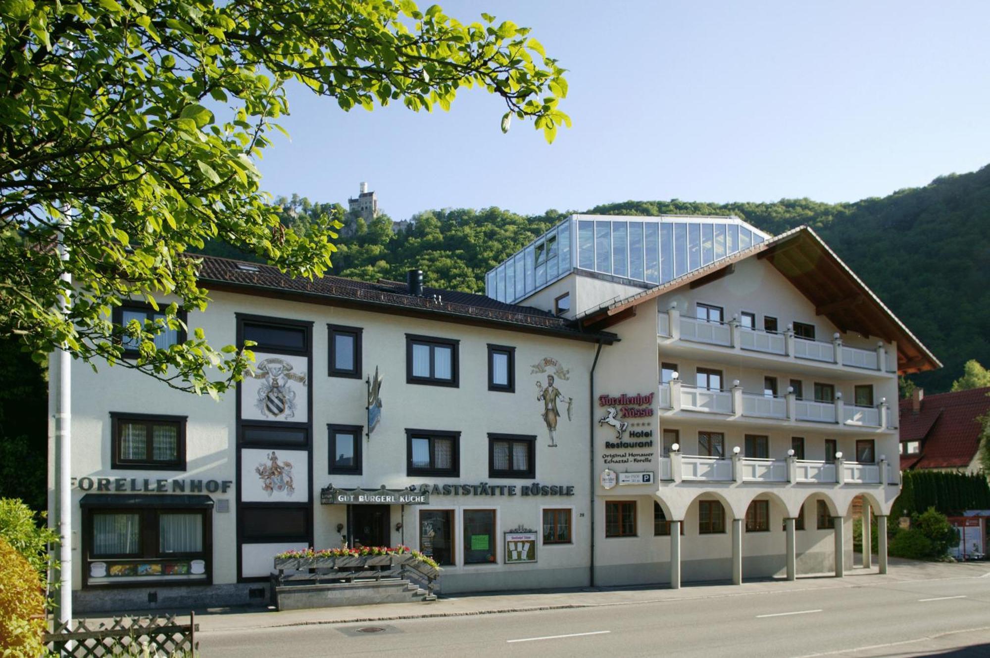Forellenhof Roessle Hotel & Restaurant Lichtenstein  Dış mekan fotoğraf